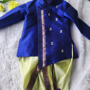 Blue Kurtha & Pista green