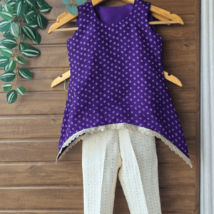 Girls’ Organza Top & Sequin Pant Set