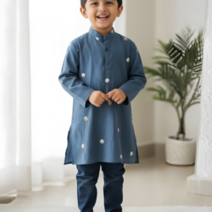 Boy Cotton Kurta & Dhoti