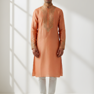 Orange Kutha With Pant for Men